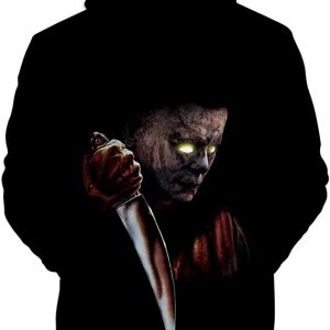 New Michael Myers Hoodie Hot Movie Halloween Cosplay Costume 3D Printed Pullover Sweatshirt