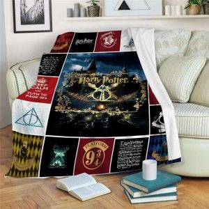 Deathly Hallows Harry Potter Movie Blanket