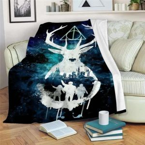 Deer In Harry Potter Patronuses Blanket