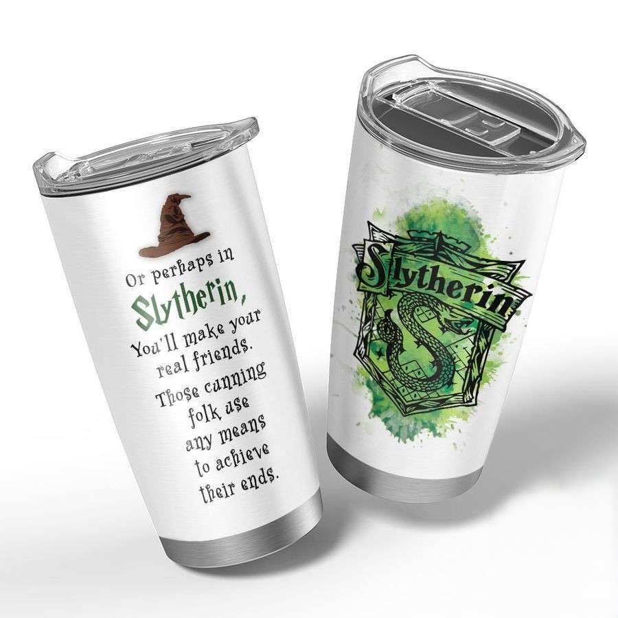 Famous Slytherin Wizard Sorting Hat Harry Potter Tumbler 3
