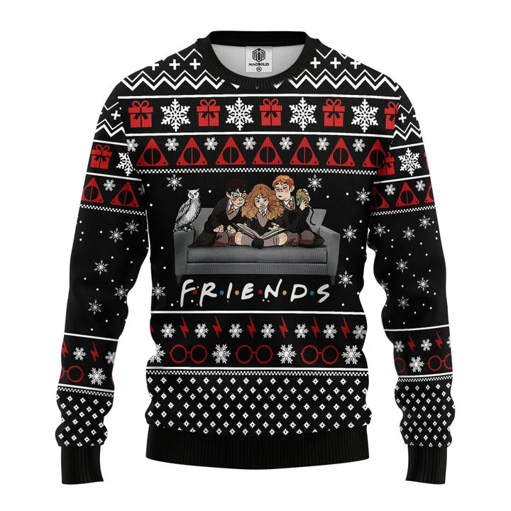 Friends Harry Potter Ron And Hermione Ugly Sweater 1