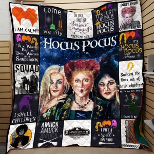 Funny Witches Horror Movie Hocus Pocus Blanket