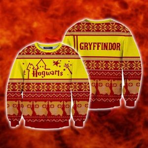 Gryffindor Hogwarts House Harry Potter Ugly Sweater