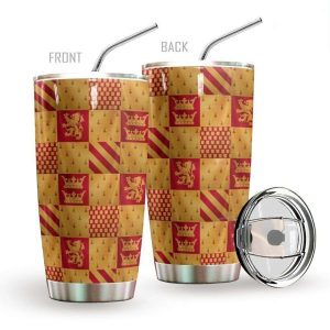Gryffindor Symbol Red Yellow Colors Harry Potter Tumbler 1