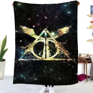Harry Potter Deathly Hallows 2 Blanket