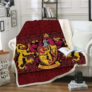 Harry Potter Gryffindor Symbol Pattern Blanket