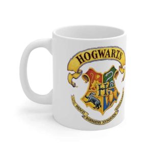 Harry Potter Hogwarts Crest Mascot Logo Ceramic Mug 1