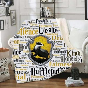 Harry Potter House Hufflepuff Badger Blanket