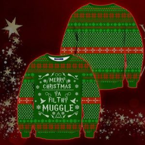 Harry Potter Merry Christmas Fil Thy Muggle Ugly Sweater