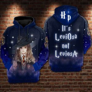 Hermione Granger Harry Potter It’s LeviOsa not LeviosA 3D Hoodie