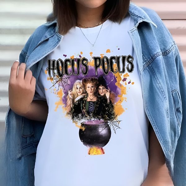 Hocus Pocus 3 Witches Magic Cauldron T-shirt