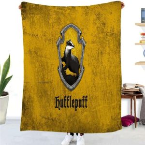 Hufflepuff Blanket Four Houses Of Harry Potter Blanket 1