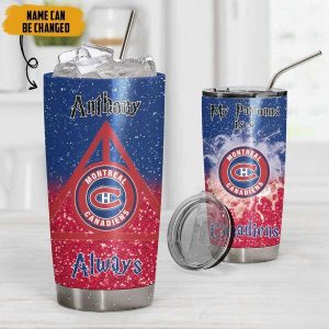 NHL Montreal Deathly Hallows Logo Tumbler Personalized Harry Potter Gifts 1