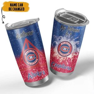 NHL Montreal Deathly Hallows Logo Tumbler Personalized Harry Potter Gifts 2
