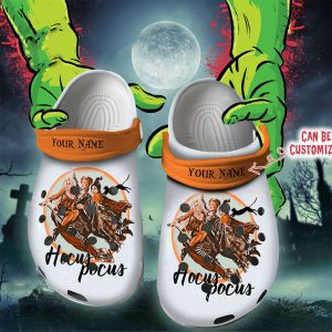 Personalized Hocus Pocus Sanderson Sisters 3 Witches Clog Crocs