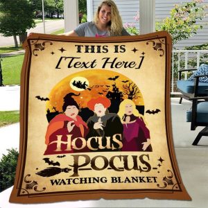 Personalized This Is My Hocus Pocus 3 Witches Watching Blanket