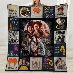 Sanderson Sisters Witches Hocus Pocus Halloween Blanket