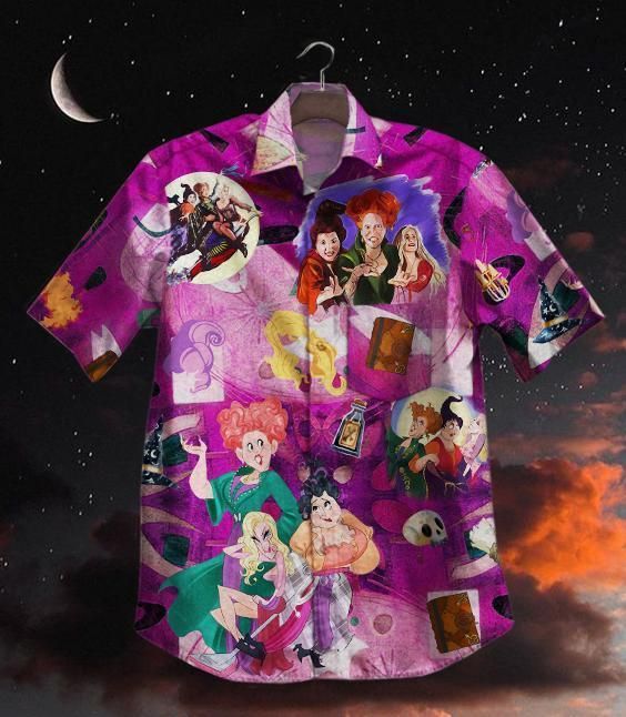 Hocus Pocus 3 Witches Sanderson Sisters Witches Magic Hawaiian Shirt