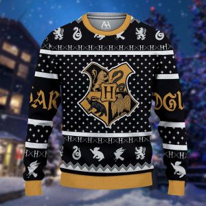 The 4 Houses Of Hogwarts Ugly Sweater