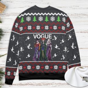 Vogue Witches Sanderson Sisters Hocus Pocus Christmas Sweater