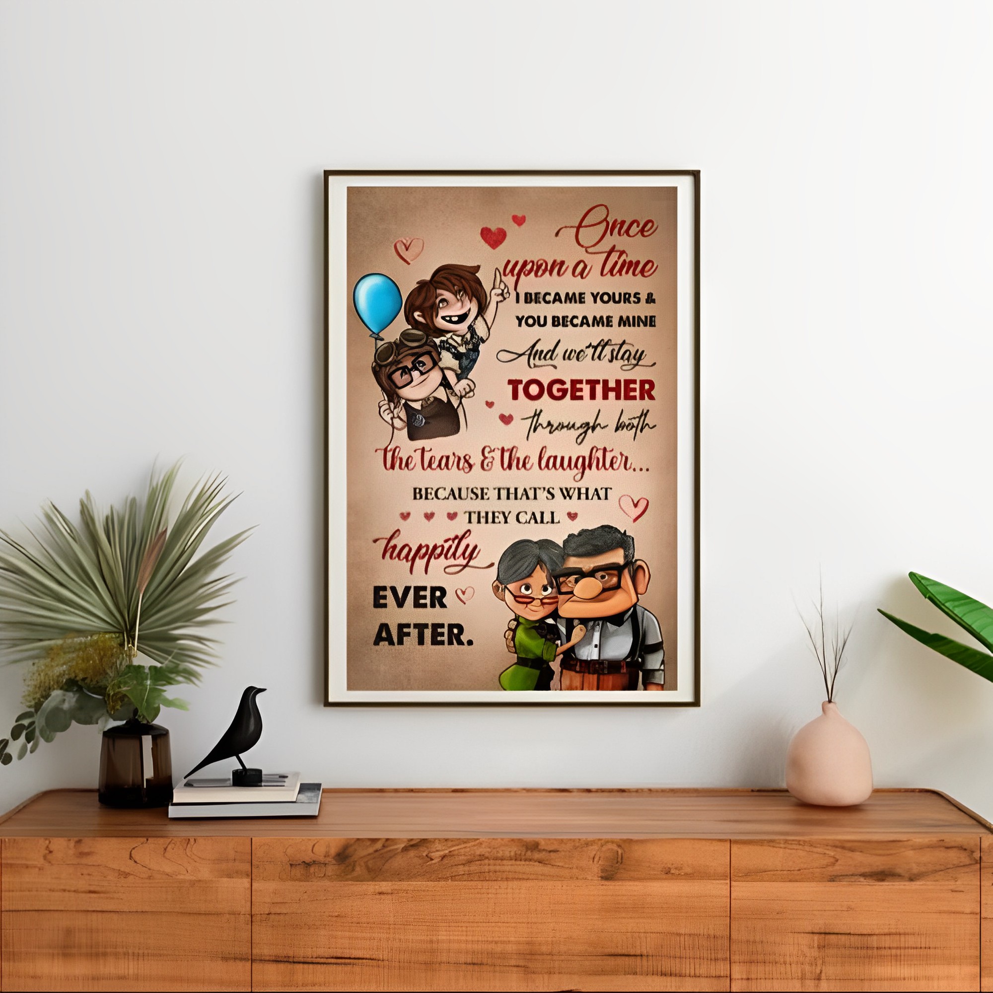 Carl Ellie Poster Once Upon A Time Up Movie Couples Canvas