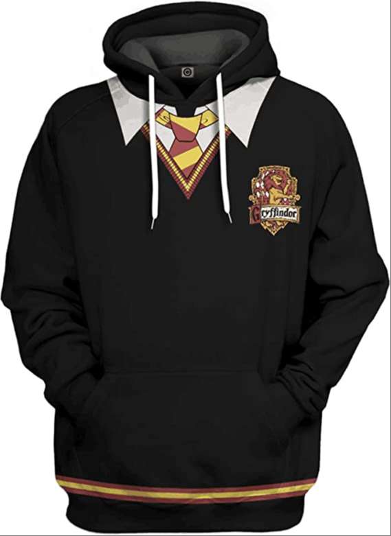 Gryffindor Hogwarts Logo Harry Potter 3D Hoodie 1