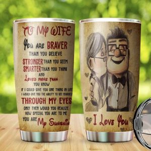 Love Notes To Wife Carl And Ellie Couples Tumbler