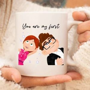Message To My Love You Are My First Carl Ellie Couples Coffee Mug