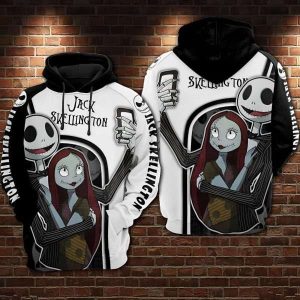 Moments Together Jack And Sally Couple Hoodie