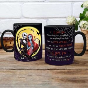 Personalised Best Quotes To Husband Jack Sally Couples Coffee Mug