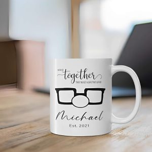 Personalized And Together They Built A Life They Loved Carl and Ellie Couple Coffee Mugs