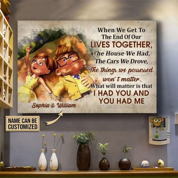 Personazlied Carl And Ellie Movie Poster Lives Together Couples Poster