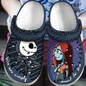 We Were Meant To Be Nightmare Before Christmas Couples Crocs