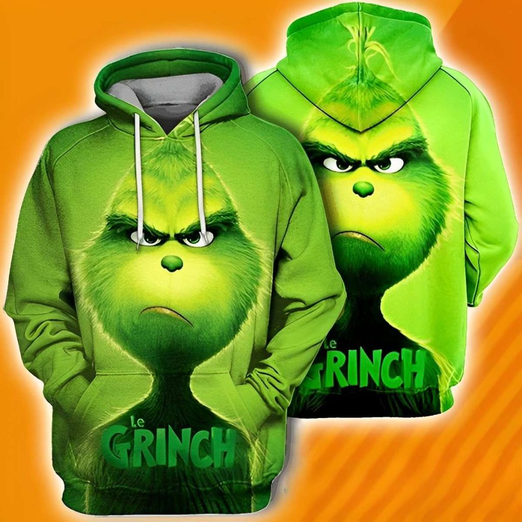 Angry Grinch Funny Christmas Hoodies The Grinch Hoodie 1