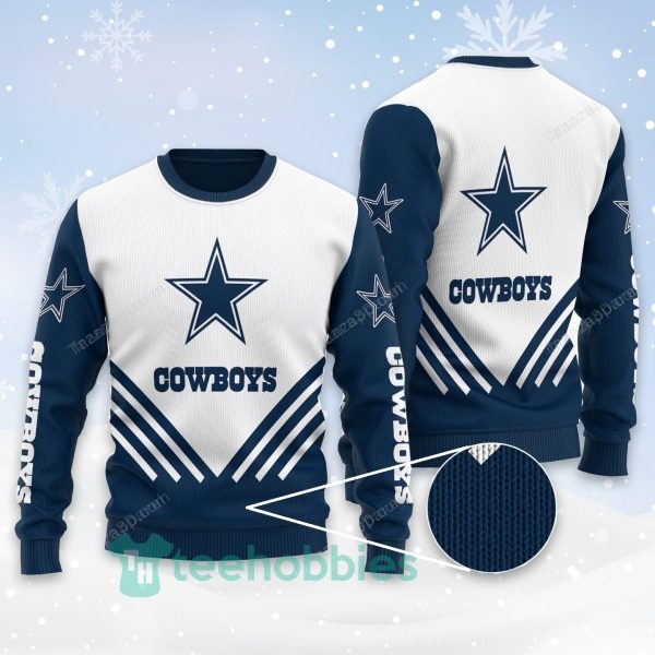 Dallas Cowboy Blue NFL Ugly Sweater Coolest Christmas Sweater 1