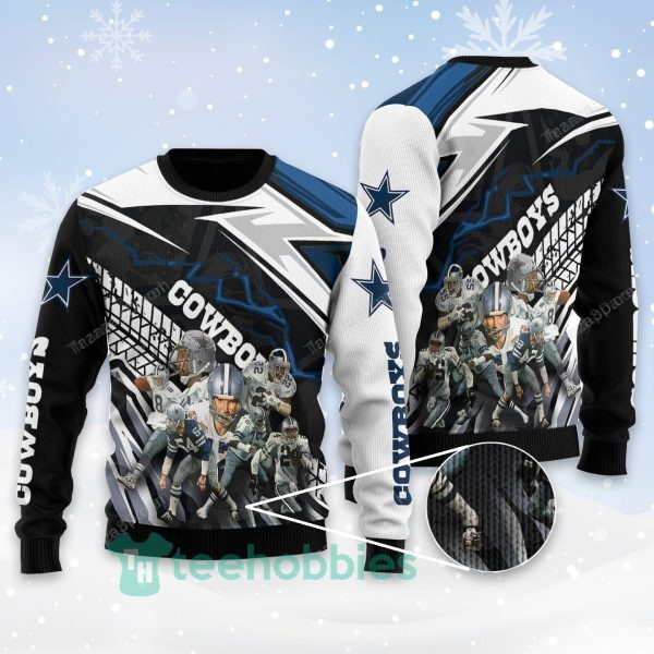 Dallas Cowboys Team NFL Ugly Sweater Coolest Christmas Sweater 1