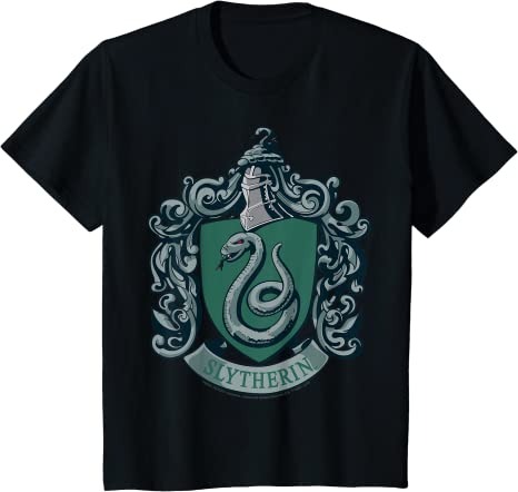 Harry Potter Slytherin House Crest T Shirt