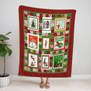 Merry Grinchmas How The Grinch Stole Christmas Blanket, Grinch Blanket