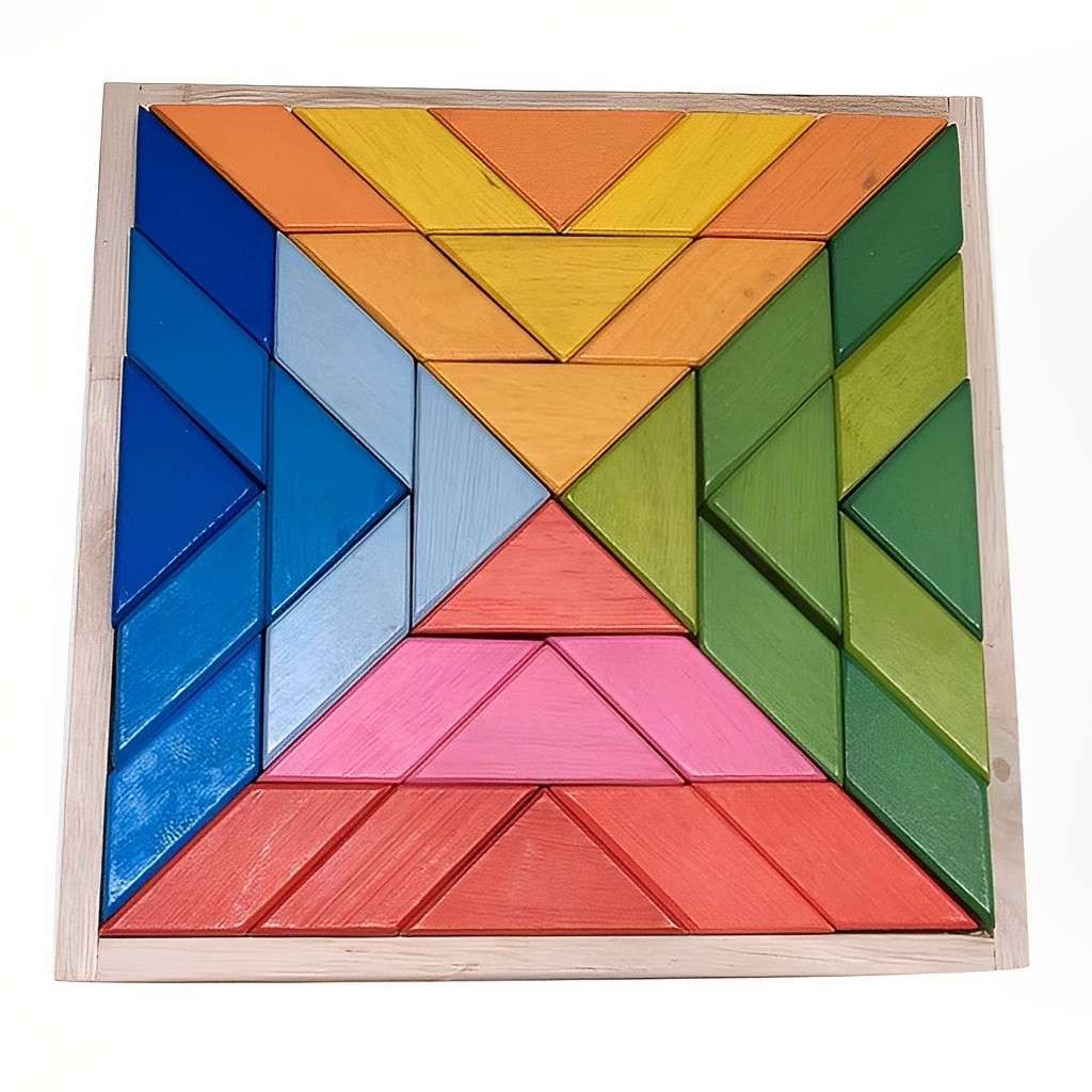 Puzzle Square Arrows Wooden Educational Toys For 2 Year Olds, Montessori Toys For 2 Year Olds
