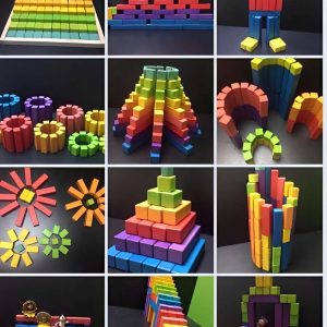 Stepped Counting Blocks For Math Color Educational Toys For 2 Year Olds Montessori Wooden Toys 4