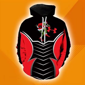 The Grinch Christmas And Under Armour Symbol Funny Christmas Hoodies, The Grinch Hoodie