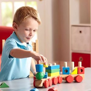 Wooden Blocks Train Educational Toys For 3 Year Olds Montessori Toys For 3 Year Olds 2