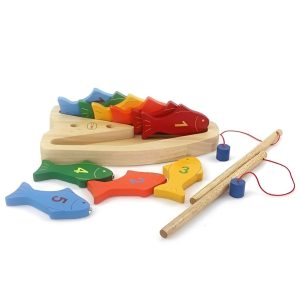 Wooden Magnetic Fishing Game Educational Toys For 2 Year Olds Montessori Wooden Toys 2