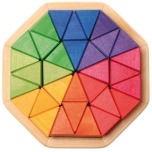 Wooden Octagon Puzzle Blocks Educational Toys For 2 Year Olds Montessori Wooden Toys 1