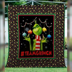 Team Grinch How The Grinch Stole Christmas Blanket, Grinch Blanket