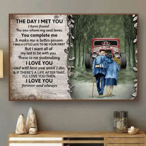 Camping Couple Truck Be With You Couple Canvas, Best Couple Gift