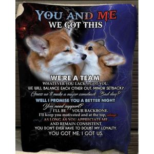 Corgi Couple We Got This For Dog Lover Couple Blanket, Best Couple Gift