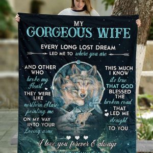 Every Long Lost Dream To My Wife Blanket, Personalized Gift For Wife