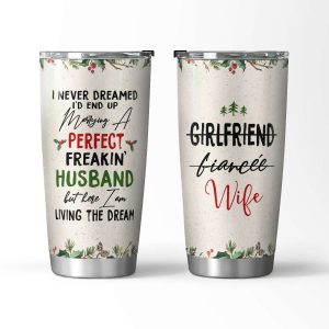 I Am Living The Dream To My Wife Tumbler, Best Gift For Wife