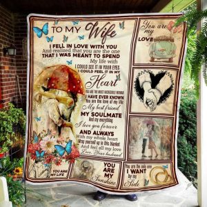 I Could See It In Your Eyes To My Wife Blanket, Personalized Gift For Wife